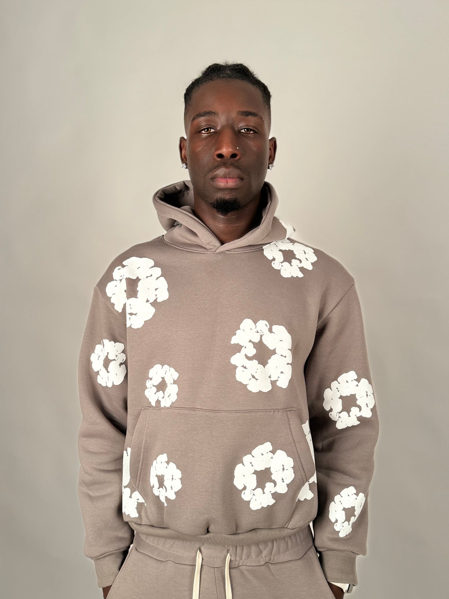 Cordinato flower grey