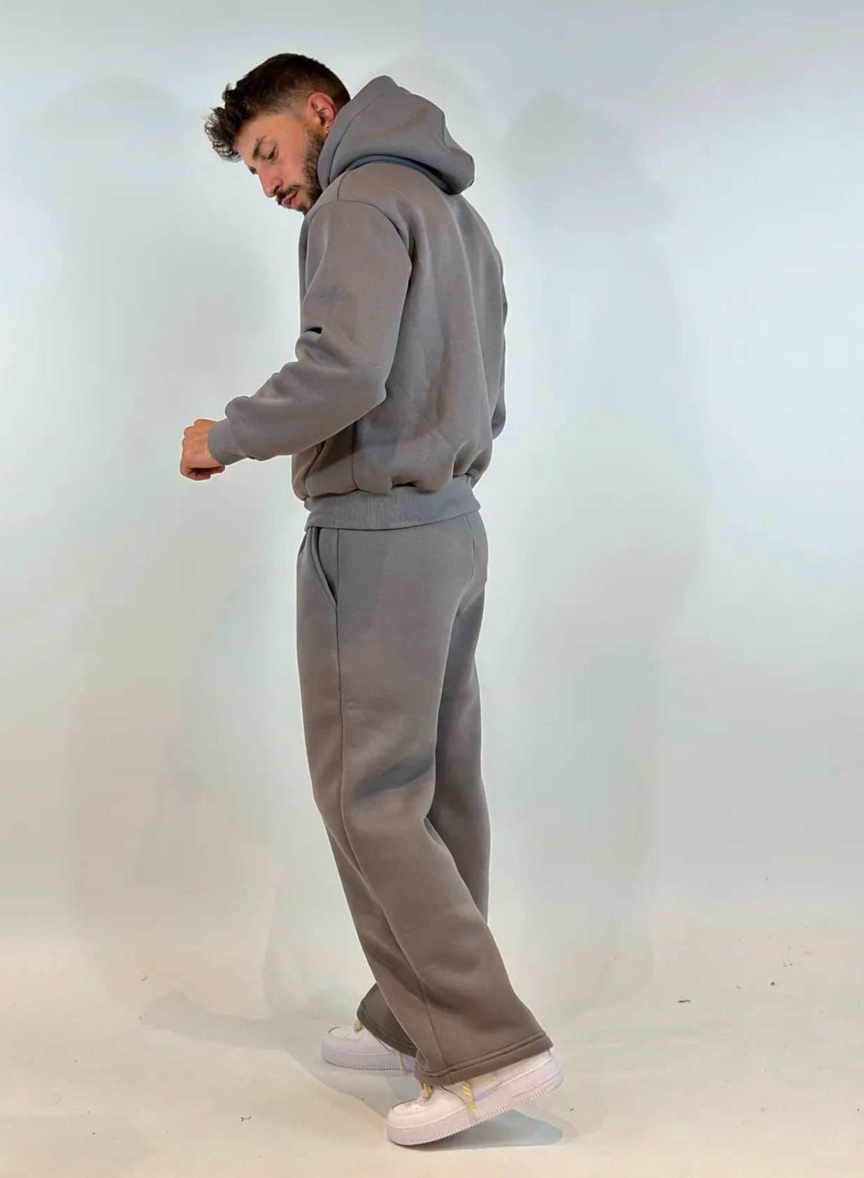Cordinato tuta comfy color ferro