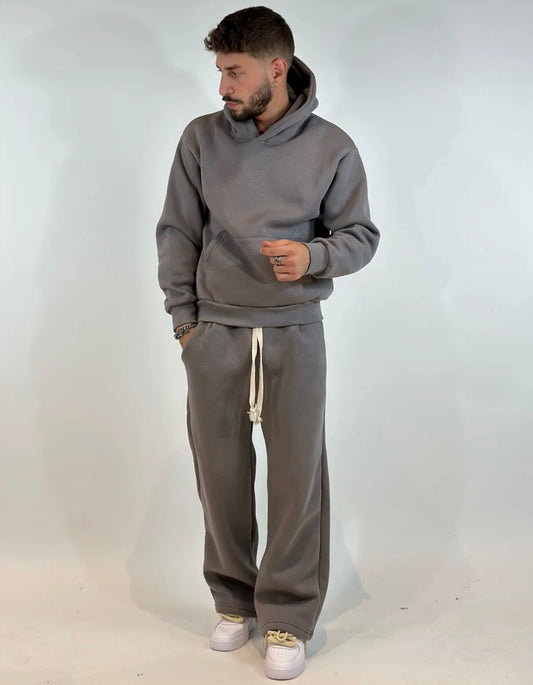Cordinato tuta comfy color ferro